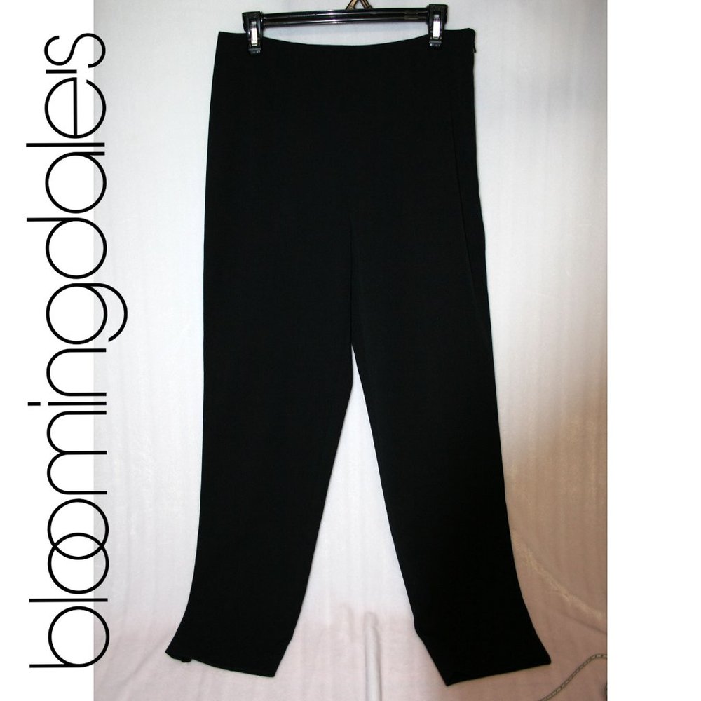 NWOT Black No-waist Side-zip Pants Bloomingdale's